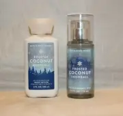 Bath & Body Works Frosted Coconut Snowball Body Lotion & Mist Travel Set