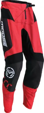 Moose Offroad Qualifier S25, textile pants , color: Black/Red , size: 30