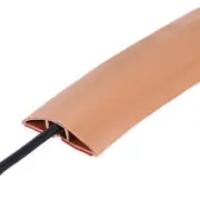 Floor Cord Cover 4ft, Cord Hider Cable Management Wire Covers Protector Brown