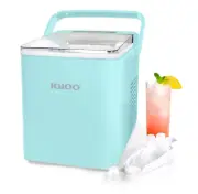 Automatic Self-Cleaning Portable Electric Countertop Ice Maker Machine with Hand