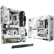 ASROCK Z890 STEEL LEGEND WIFI Motherboard, Socket LGA 1851,DDR5, PCI-Express 5.0
