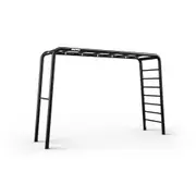 Berg Playbase Steel Outdoor Family Tumble Bar/Ladder Large 380x245cm Black