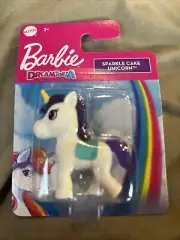 Mattel Barbie Dreamtopia Sparkle Cake Unicorn White With Purple Mane And Tail