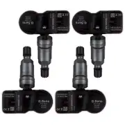 4 TPMS Sensors anthrazit for Peugeot 508 plug&play tyre valve air pressure