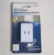 Westek 6004B Plug-In Touch Rocker Control Switch Dimmer 3-Level 200W White New