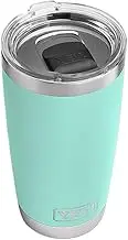 YETI Rambler 20 oz Tumbler, Stainless Steel, Vacuum Insulated with MagSlider Lid, Seafoam