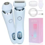 Electric Shaver for Women Bikini Trimmer Wet Dry Use 2 in 1 Silk Glide Epilator