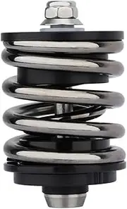 Xuanqingyi Store Universal Bike Rear Spring Vibrant Color Titanium Bike Shock Absorber Bike Rear Suspension Shock Absorber(Grey B)