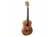 Tiki '2 Series' Mahogany Flame Top Baritone Ukulele with Gig Bag (Natural Satin)