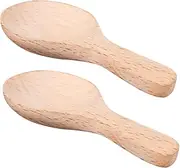 RORPOIR Wooden Measuring Spoon for Baby Cutlery Toddler Cutlery Baby Food Spoon