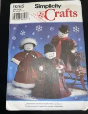 Simplicity Pattern 9265 Snowmen and Clothing UNCUT FACTORY FOLDED