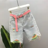 在飛比找蝦皮商城精選優惠-【現貨速發】Girls' denim shorts歐貨男友風