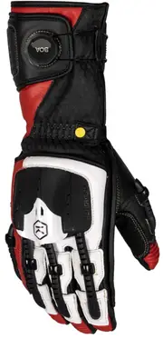 Knox Handroid MK V, gloves , color: Black/White/Red , size: 3XL