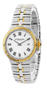 Raymond Weil Women's 5180-STP-00300 Parsifal White Dial Watch 30mm MSRP $1625