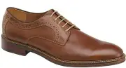 Men's Johnston & Murphy Warner Plain Toe Oxfords, 20-4130 Multi Sizes Tan Leathe