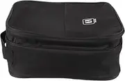 [WESIEVYA] Shoe Storage Bag Travel Bags for Clothes Make up Bag Organizer Bag Handheld Shoe Holder Small Luggage Bag Shoes Storage Pouch Shoe Rack Travel Duffel Bags Shoe Bag Black Polyester