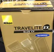 Nikon Binoculars Travelex Light Ex 8X25 Porro Prism Type TEX8X25 From Japan NEW