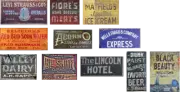 ho scale vintage ghost decals/series 8