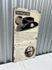 AKUBRA SLOUCH HAT HEAVY DUTY SIGN 600 MM X 300 MM FREE POST