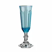 Mario Luca Giusti Dolce Vita Set of 2 Champagne Flute Turquoise