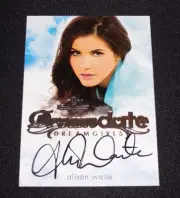 2017 Benchwarmer ALISON WAITE Dreamgirls #1 DREAM DATE Holo Foil Auto PLAYBOY