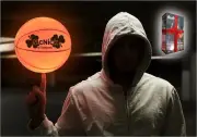 MCNICK & COMPANY LED Glow in The Dark Basketball - 29.5 Glowing Basketball