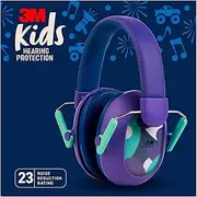 3M Kids' Hearing Protection, Purple, 23dB NRR
