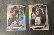 2024 Prizm Falcons Silver Prizm Lot Kirk Cousins+Kyle Pitts