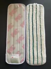10 Count - 3M Easy Scrub 18'' Microfiber Flat Mop Head Pad Green Scrubbers 55594