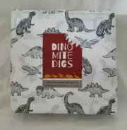 4 pc Dino Mite Digs 100% Cotton Percale Full Sheet Set NIP
