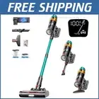 High-Efficiency Cordless Vacuum with 550W Suction – LED Display & 1.8L Dust Cup
