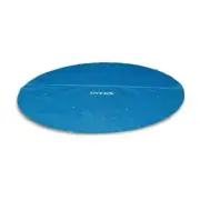 Blue Intex Solar Cover for 12ft Diameter Easy Set Pool and Frame Swimming Pools