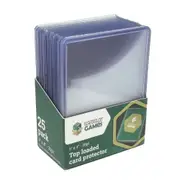 Let's Play Games 3 inch x4 inch 35PT Top Loaded Card Protector 25 Pack