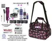 Wahl KM10 GROOMER STUDENT KIT CLIPPER&5 BLADES&Steel Attachment COMB SET,CASE +P