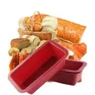 Rectangular Bread & Loaf Pan Toast Bread Cake Baking Tray Silicone Baking Mold