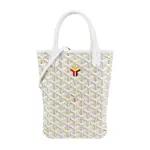 【GOYARD 高雅德】POITIERS CLAIRE-VOIE 限定款手提/斜背兩用包(迷你/白黃)