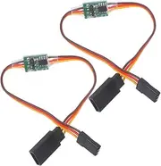 CONGARTENO Power Protection Signal Reversal 2pcs High Voltage Steering Gear 3v-24v for Rc Cars Planes