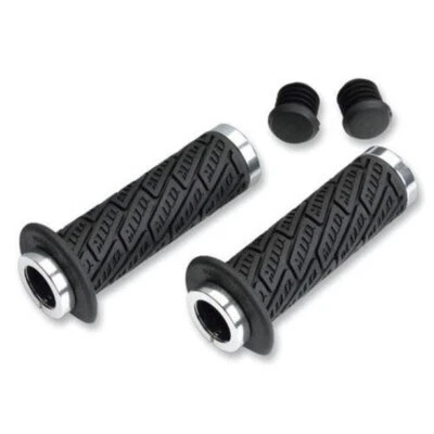 MOOSE RACING ATV JET SKI PWC LOCK ON GRIPS SYSTEM BLACK