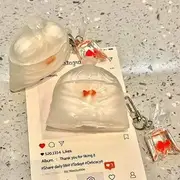 Goldfish AirPods / Pro Earphone Case Skin with Charm With Charm - Case - Orange & Translucent White - AIRPODS 3