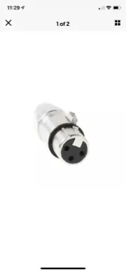 SuperFlex GOLD SFA-XFTXM XLR Female to Tiny XLR Male Adapter