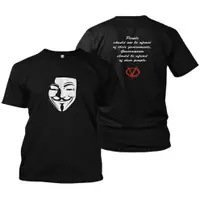 在飛比找蝦皮購物優惠-V For V For Vendetta T 恤 Anarc