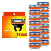 16 Count Razor Blade Shaving Razor Blade Refills for Fusion 5 Mens Razor Blad...