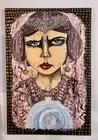 Fortune Teller Gypsy Original Painting By Melissa Martinez- Acrylic