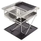 Charmate Collapsible BBQ & Firepit (450mm X 450mm) BRAND NEW IN BOX, STORAGE BAG