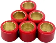 Scooter Variator Roller Set 16x13mm 4g 4.5g 5.5g 6g 7g for Pe-geot 50 Buxy Elyseo Elystar Jetforce Looxor Ludix 2 Viv-city 50cc(16x13mm 6g)
