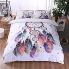 Feather Bell Queen Size Bed Quilt/Doona/Duvet Cover Set New Pillow Cases