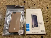 NEW Leather Case and screen protector for iPhone 6 and 6S - Just Mobile - NEW!