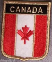 Embroidered International Patch National Flag of Canada NEW bunting