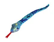 Sequin Snake Plush (Teal Purple)