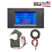 AC80-260V Voltmeter Ammeter Power Frequency Meter Digital Multimeter PZEM-061 US